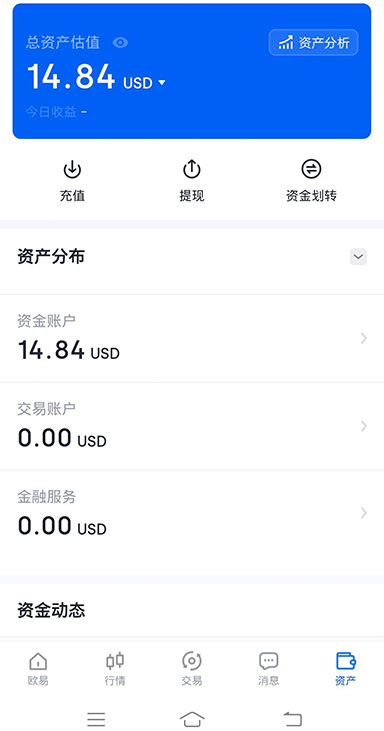 交易界面截图